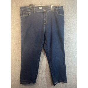 Liberty Blues Jeans Men's Size 46x38  Blue Comfort Side Elastic Relaxed Straight